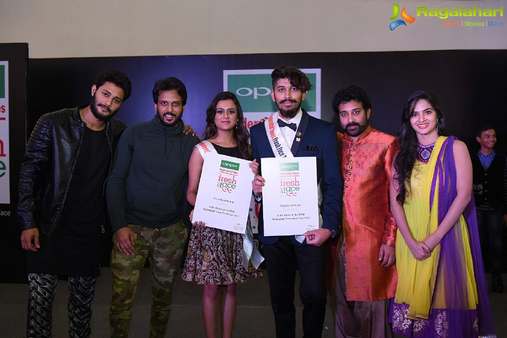 Oppo Times Fresh Face 2017 Hyderabad Finale Winners