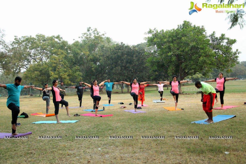 Reebok Power Yoga Session at Sanjeevaiah Park, Hyderabad