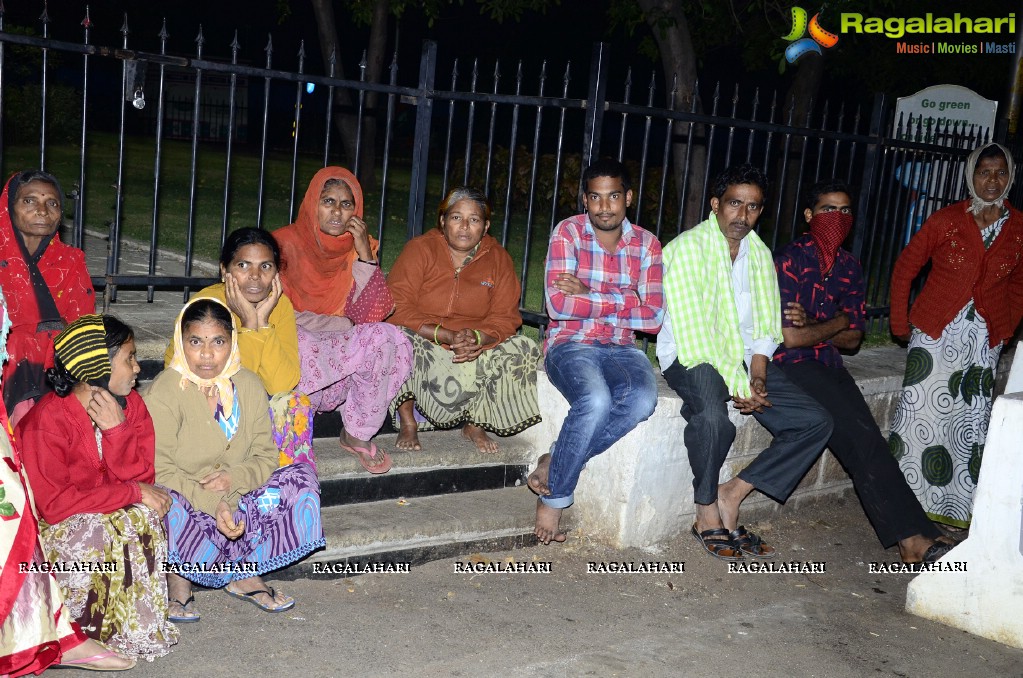 Idhi Maa Premakatha Team at Prasads IMAX Employees Blankets Donation