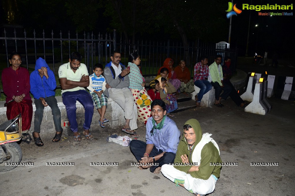 Idhi Maa Premakatha Team at Prasads IMAX Employees Blankets Donation