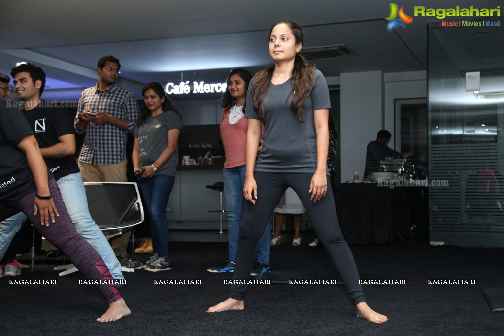 The Workout Look with Laila Khan and Rina Hindocha at Mahavir Motors, Hyderabad