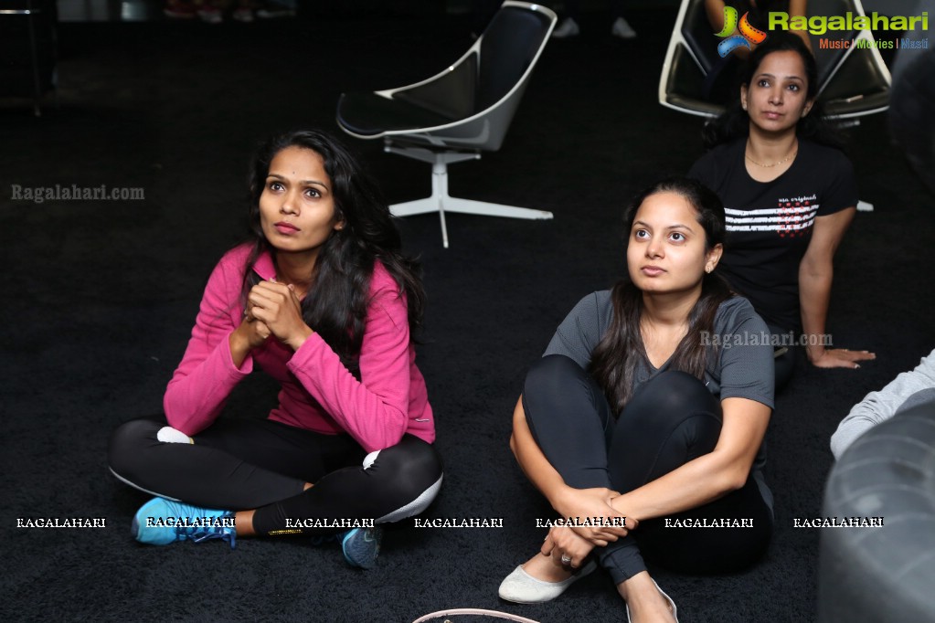 The Workout Look with Laila Khan and Rina Hindocha at Mahavir Motors, Hyderabad