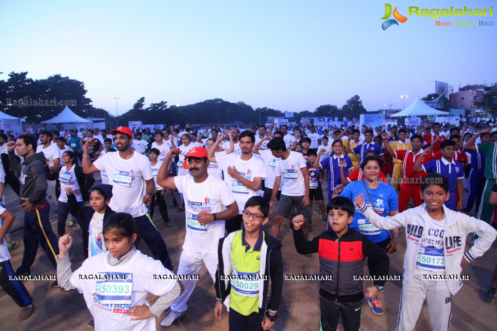 Saveathon 2017 - Run for Water at People's Plaza, Hyderabad