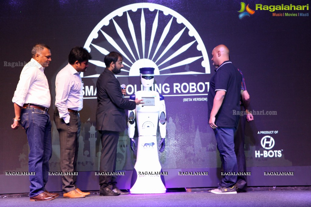 Jayesh Rajan Launches H-Bots Robotics World's First Smart Policing Robot