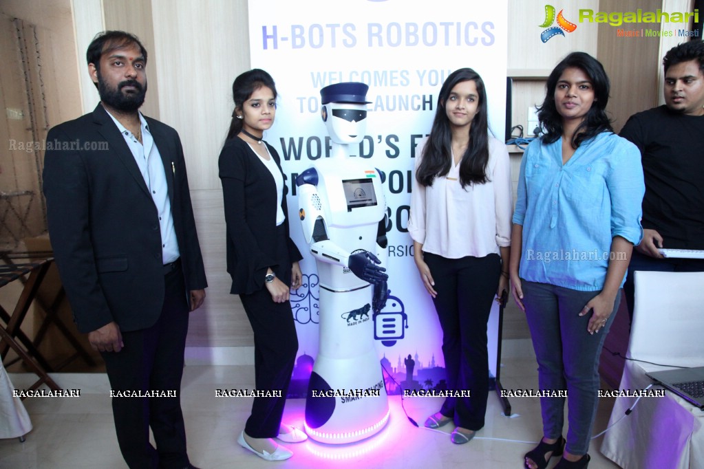 Jayesh Rajan Launches H-Bots Robotics World's First Smart Policing Robot