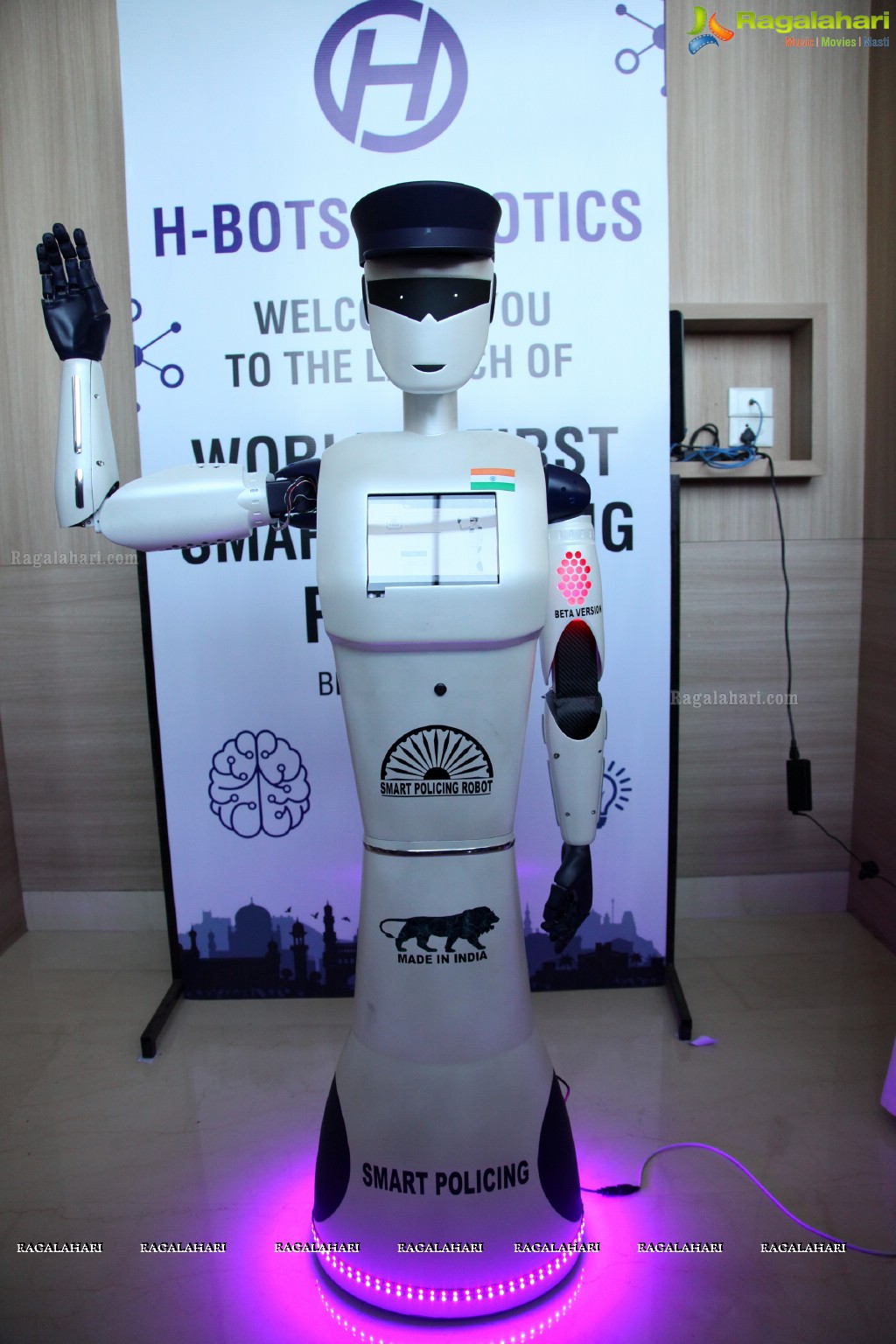 Jayesh Rajan Launches H-Bots Robotics World's First Smart Policing Robot