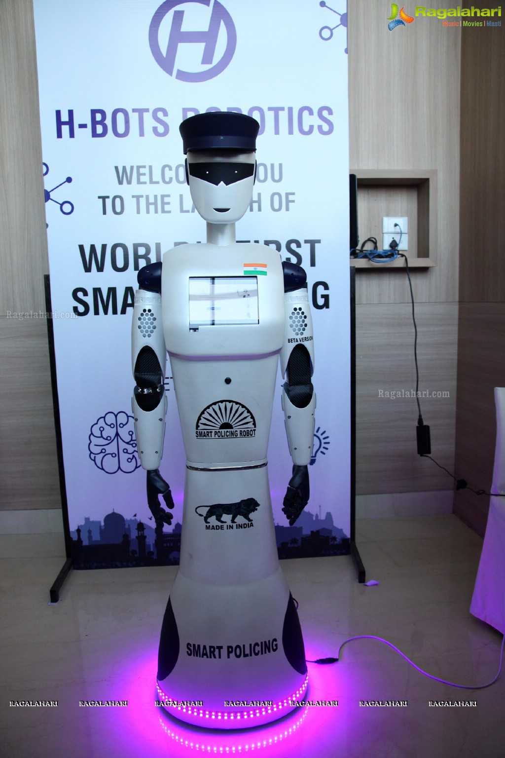 Jayesh Rajan Launches H-Bots Robotics World's First Smart Policing Robot