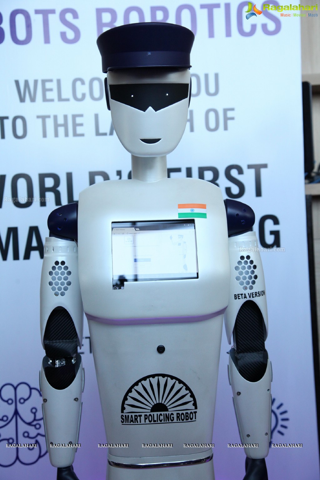 Jayesh Rajan Launches H-Bots Robotics World's First Smart Policing Robot