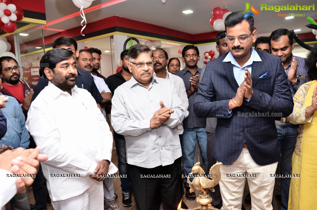 G Jagadish Reddy, Allu Aravind, Allu Shirish, Anu Emmanuel launches Snap Fitness Gym at Madhapur, Hyderabad