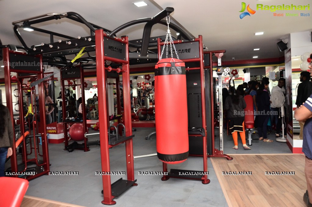 G Jagadish Reddy, Allu Aravind, Allu Shirish, Anu Emmanuel launches Snap Fitness Gym at Madhapur, Hyderabad