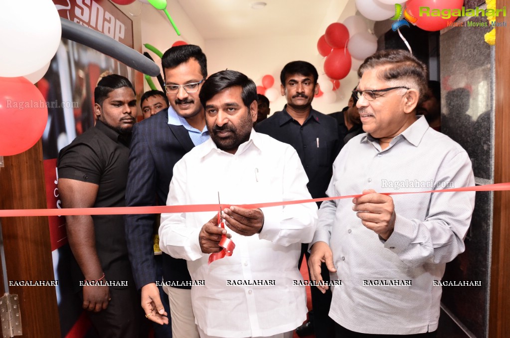 G Jagadish Reddy, Allu Aravind, Allu Shirish, Anu Emmanuel launches Snap Fitness Gym at Madhapur, Hyderabad