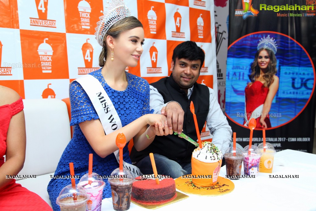 The Thickshake Factory Celebrates 4 Years With Miss Australia 2017 