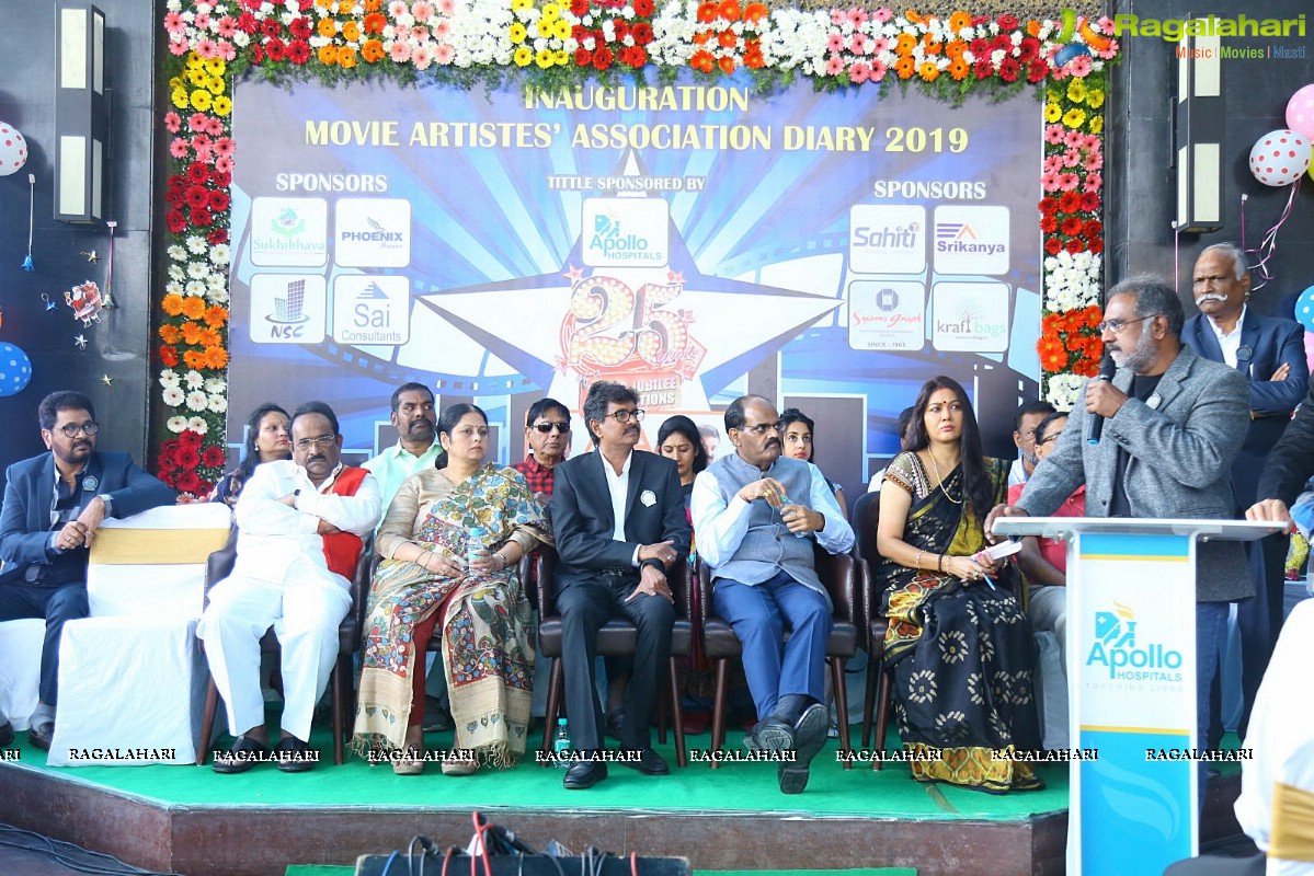 MAA (Movie Artists Association) Dairy 2019 Launch at Apollo Hospital