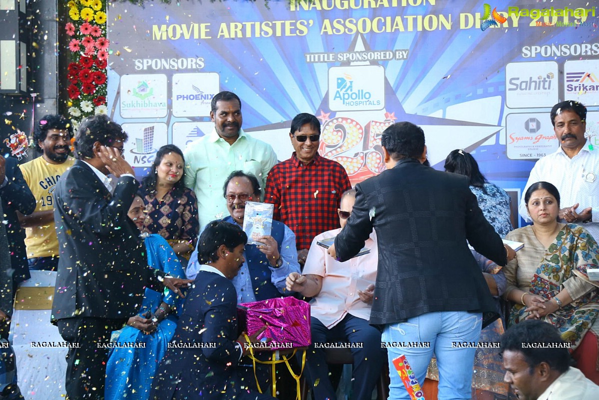 MAA (Movie Artists Association) Dairy 2019 Launch at Apollo Hospital