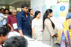 Tollywood Superstars Cast Votes in Telangana Polls