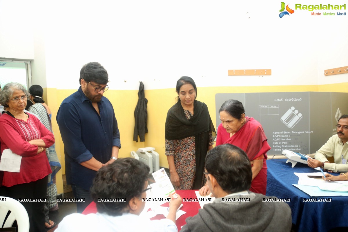 Tollywood Stars Cast Their Vote In Telangana Assembly Elections