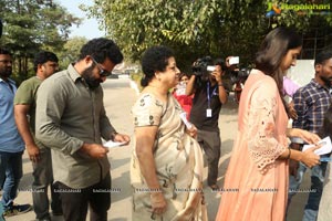 Tollywood Superstars Cast Votes in Telangana Polls