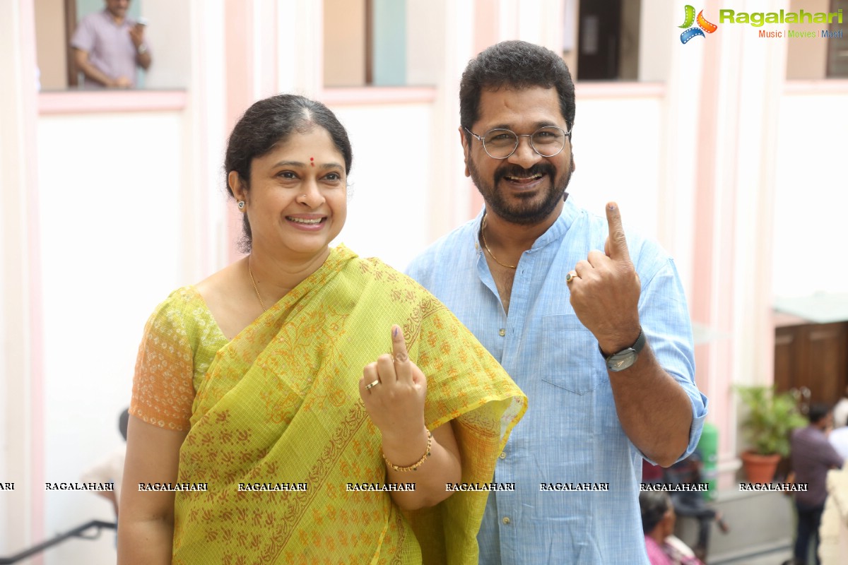 Tollywood Stars Cast Their Vote In Telangana Assembly Elections