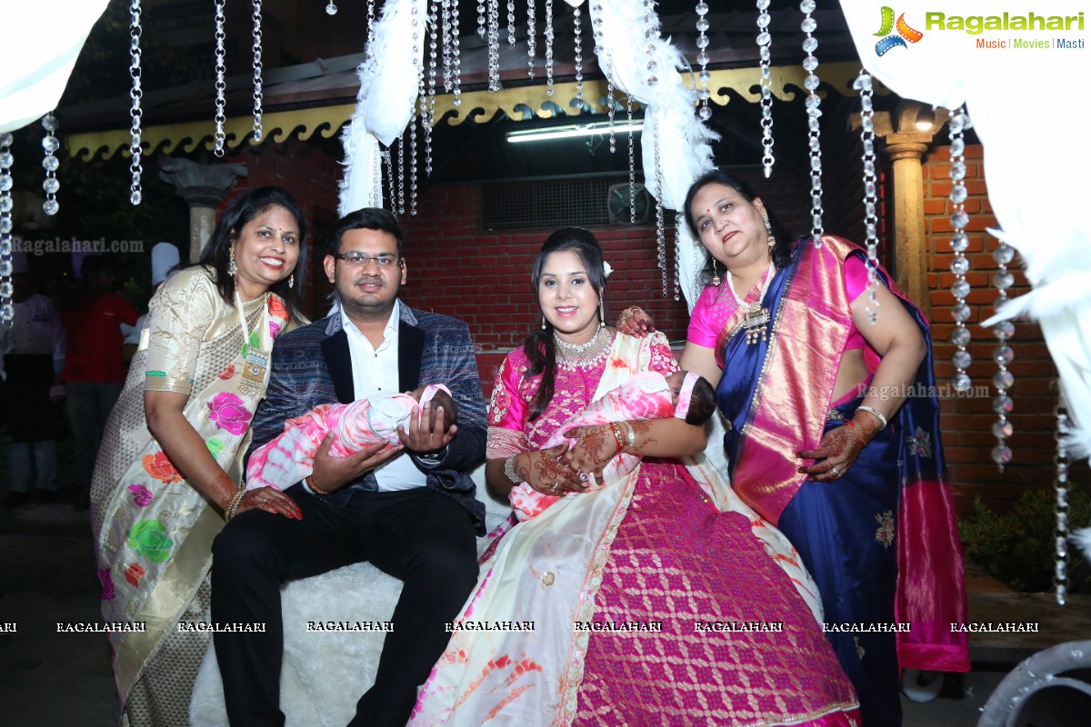 Cradle Ceremony of Charming Twins Amyraa & Anaaya @ Aalankrita Resorts