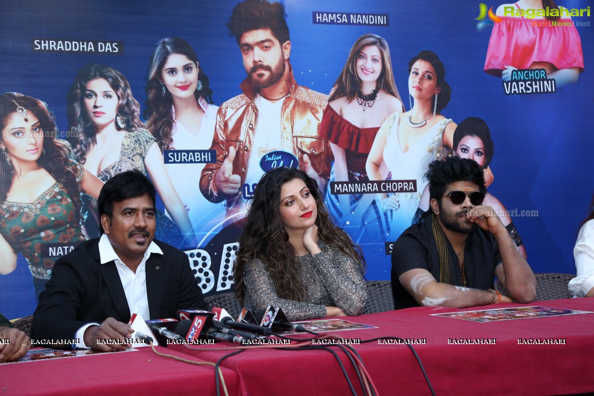 Revanth and Hamsa Nandini Unveil Bang Bang New Year Celebrations Poster @ Hotel 2 States in Jubilee Hills