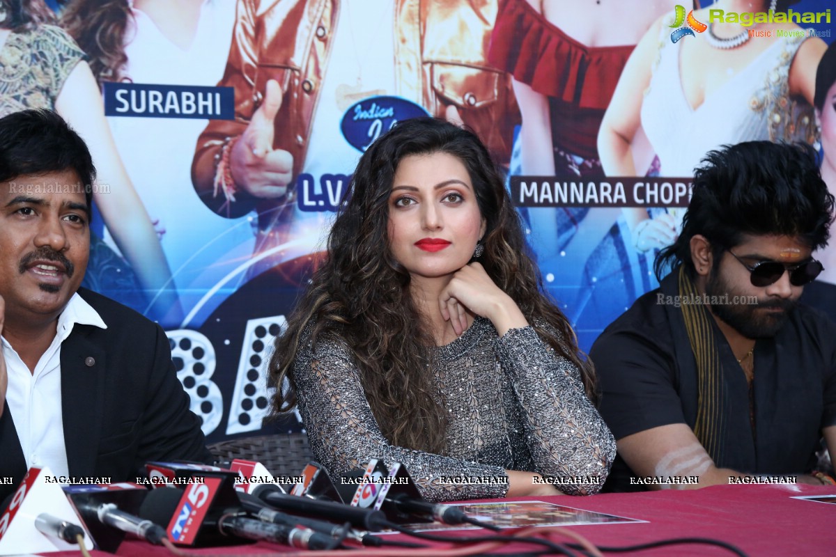 Revanth and Hamsa Nandini Unveil Bang Bang New Year Celebrations Poster @ Hotel 2 States in Jubilee Hills