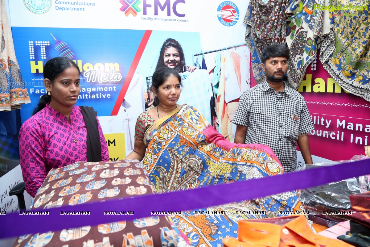 IT Handloom Mela Begins at Ameerpet Metro Railway Station 