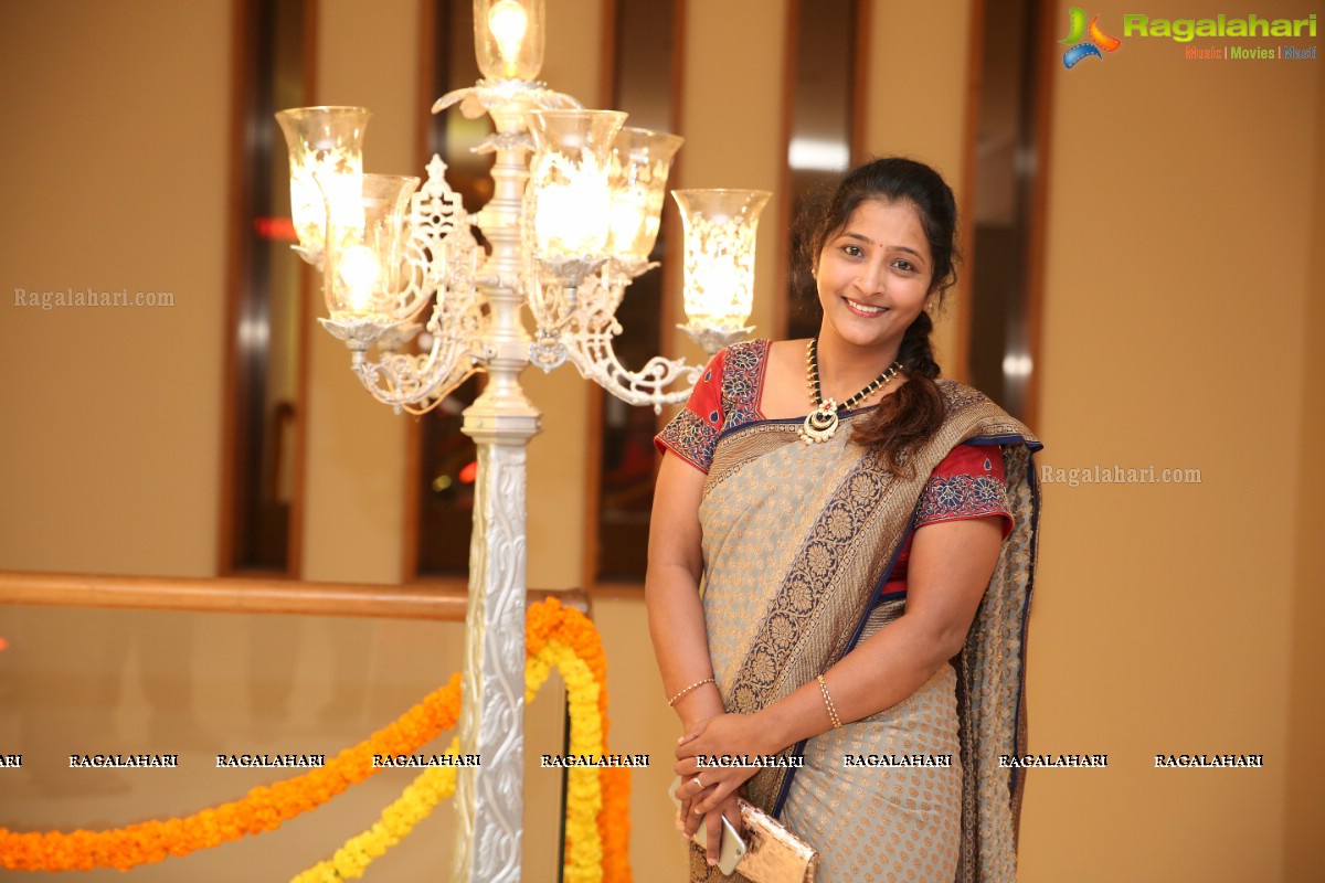 Kaushika Kondragunta’s Magnificent Half Saree Ceremony at Hotel Trident, Madhapur