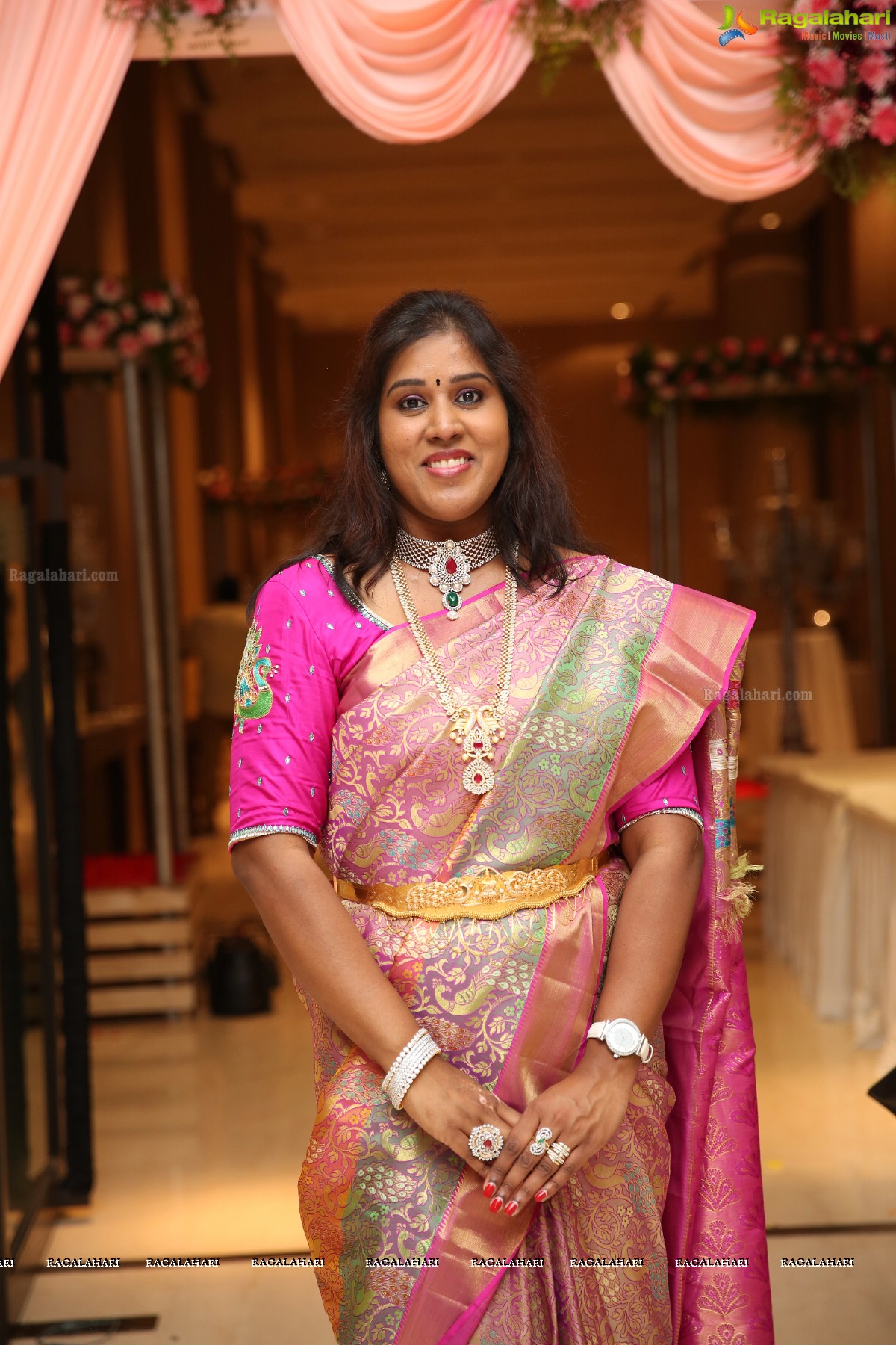 Kaushika Kondragunta’s Magnificent Half Saree Ceremony at Hotel Trident, Madhapur