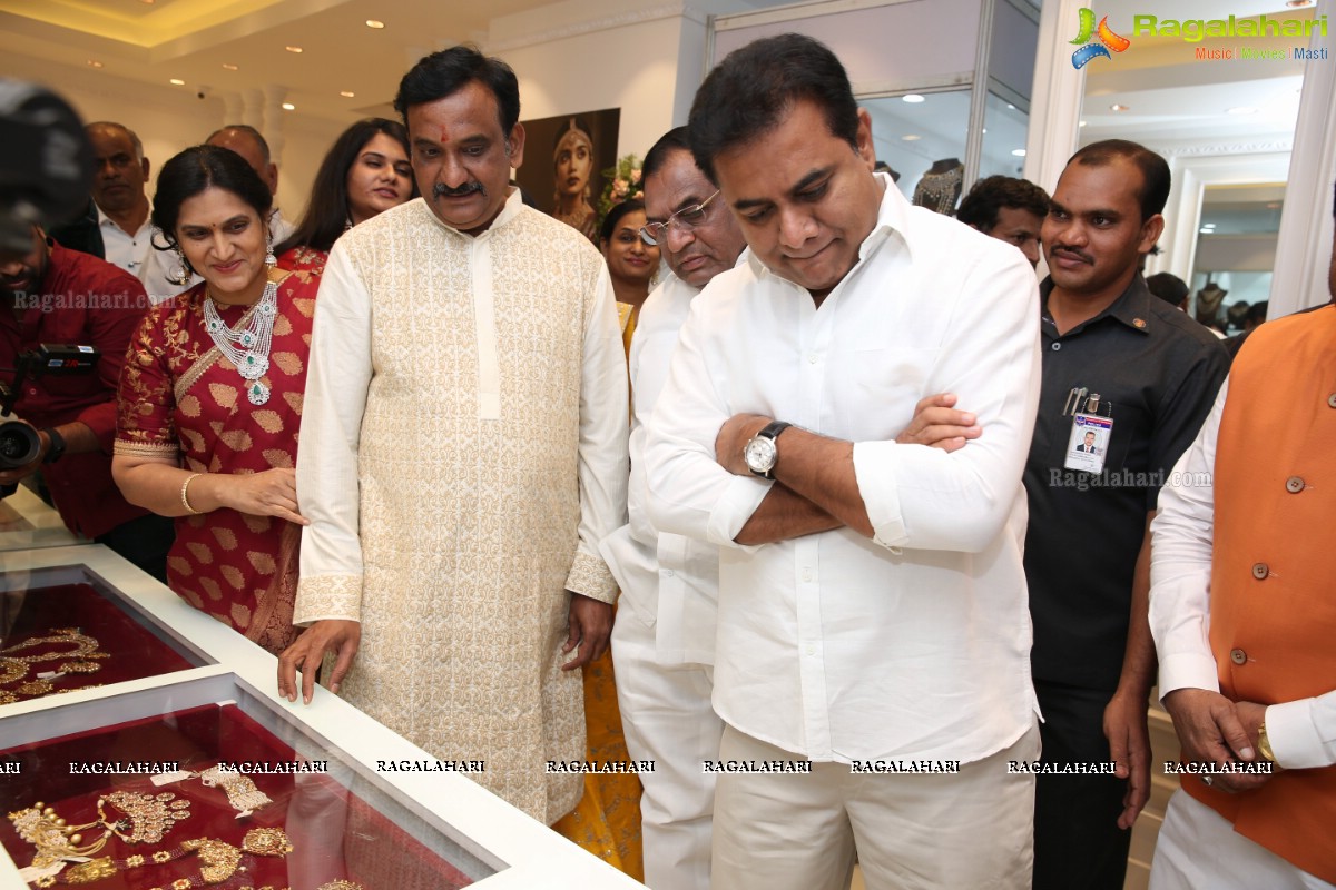 KTR Launches Manjula Jewels First Store In Hyderabad at Banjara Hills