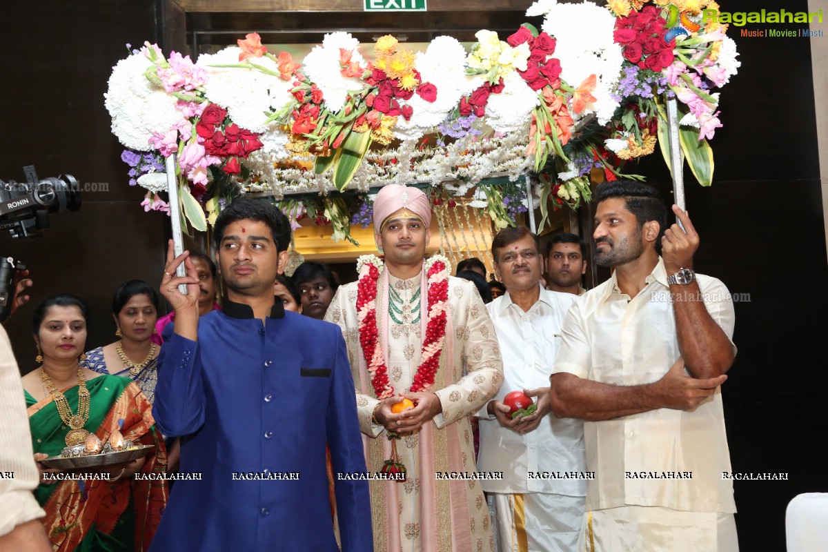 Dr. Rajasekhar's Nephew Karthik and Deepthi Sai Wedding Ceremony at The Park