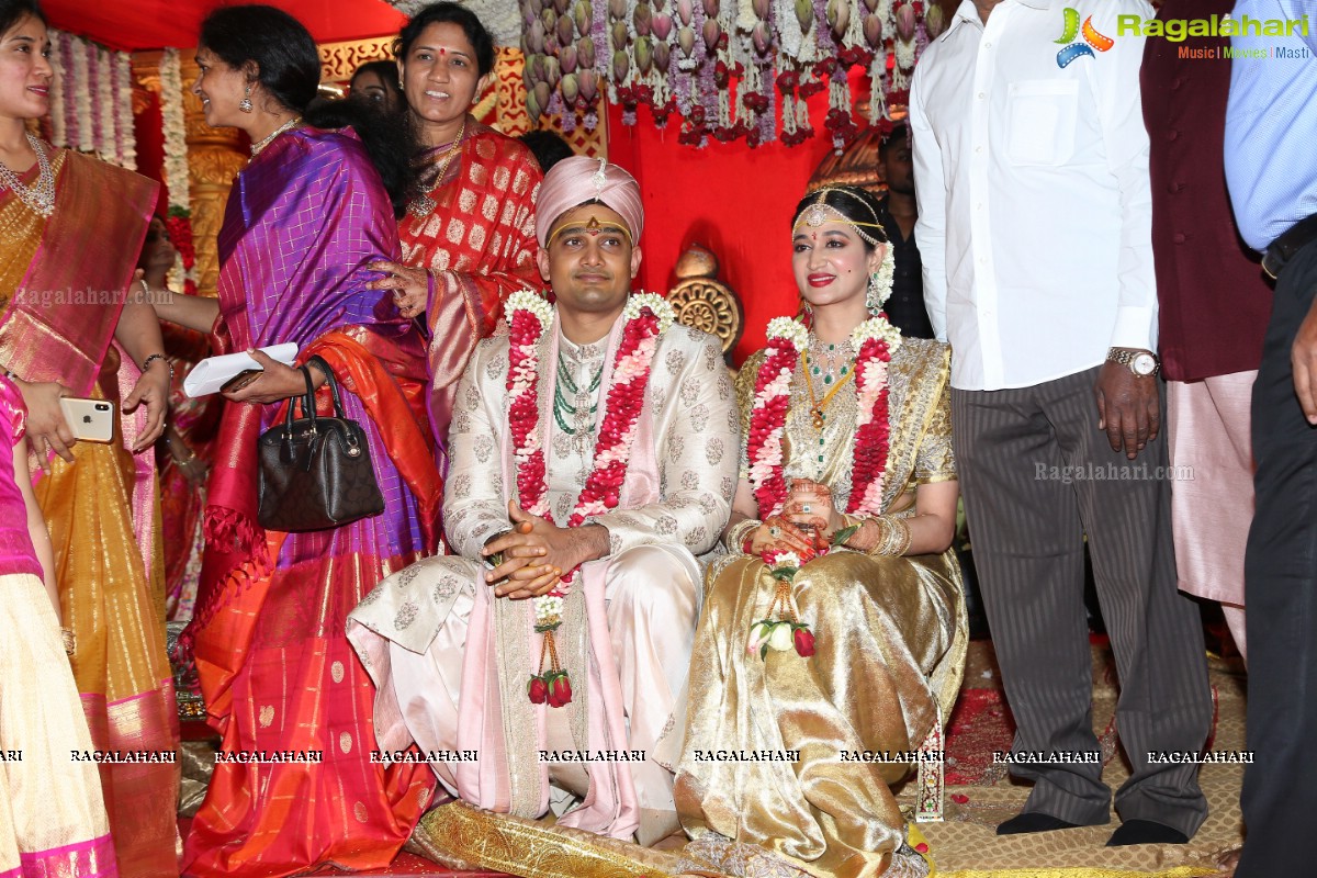 Dr. Rajasekhar's Nephew Karthik and Deepthi Sai Wedding Ceremony at The Park