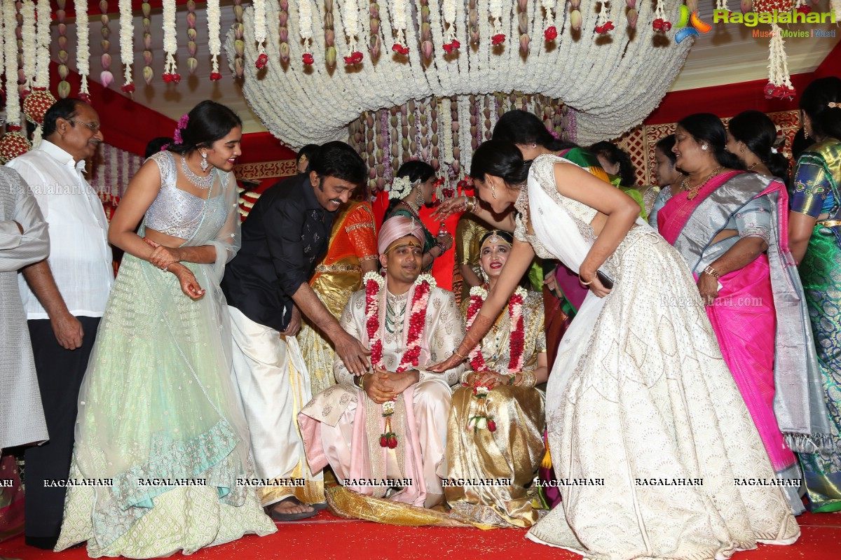 Dr. Rajasekhar's Nephew Karthik and Deepthi Sai Wedding Ceremony at The Park