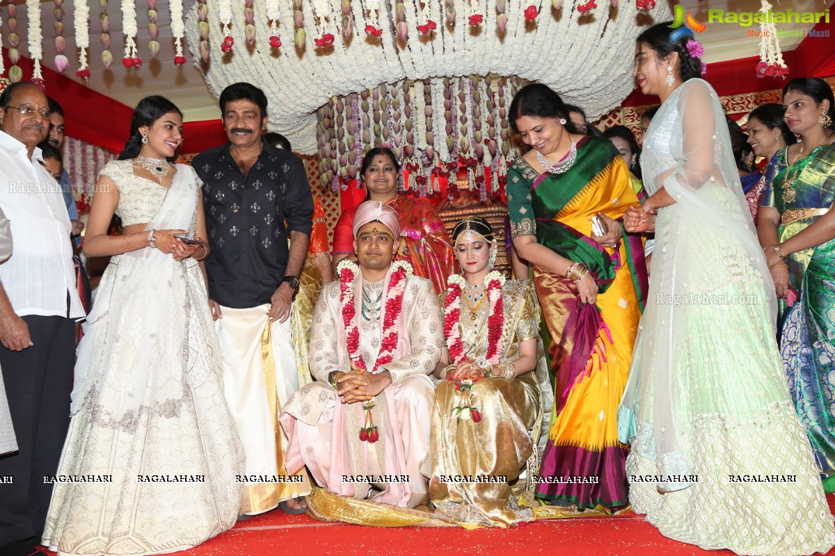 Dr. Rajasekhar's Nephew Karthik and Deepthi Sai Wedding Ceremony at The Park