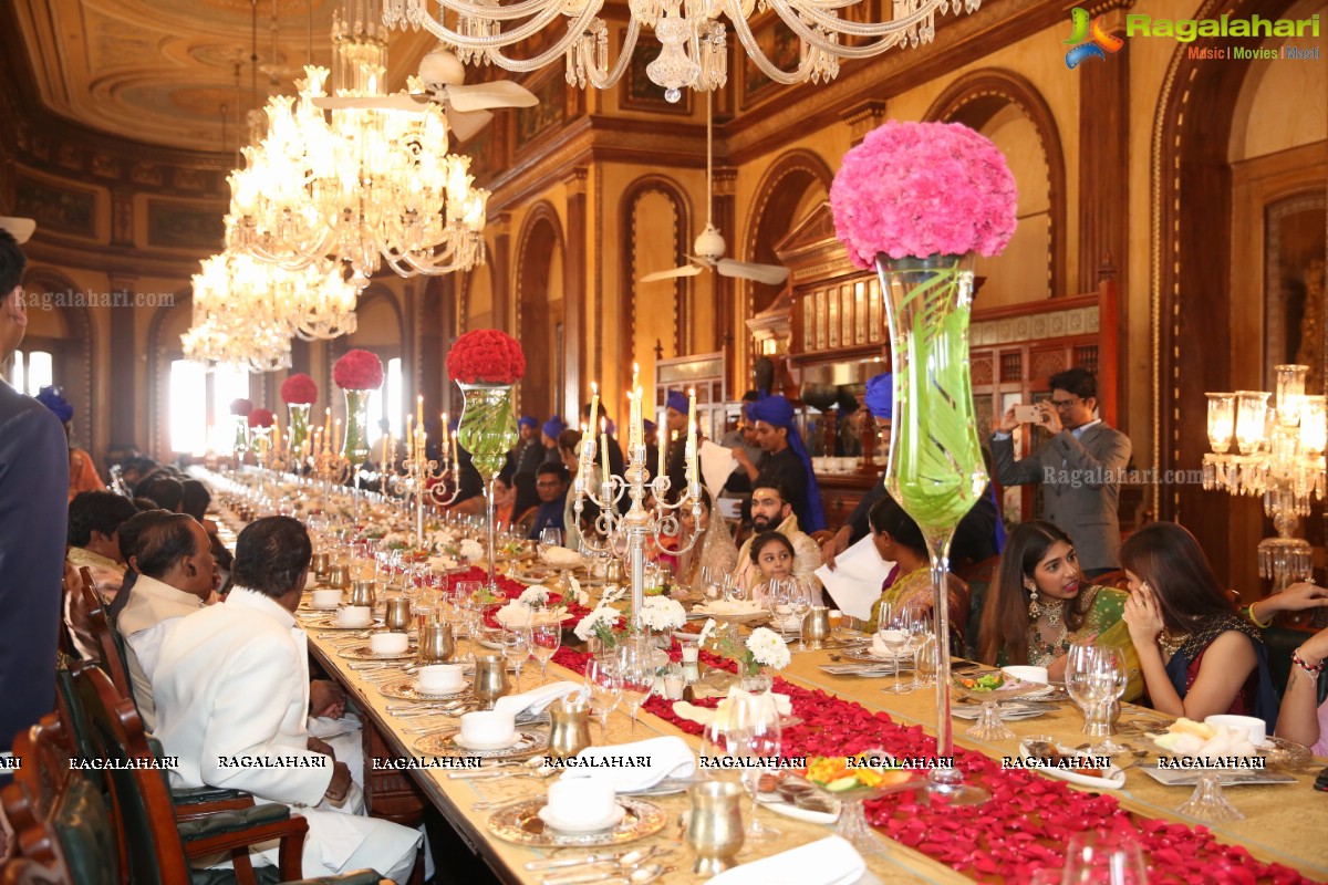 Rashmi Thakur - Vardhan Reddy Wedding Ceremony at Falaknuma Palace