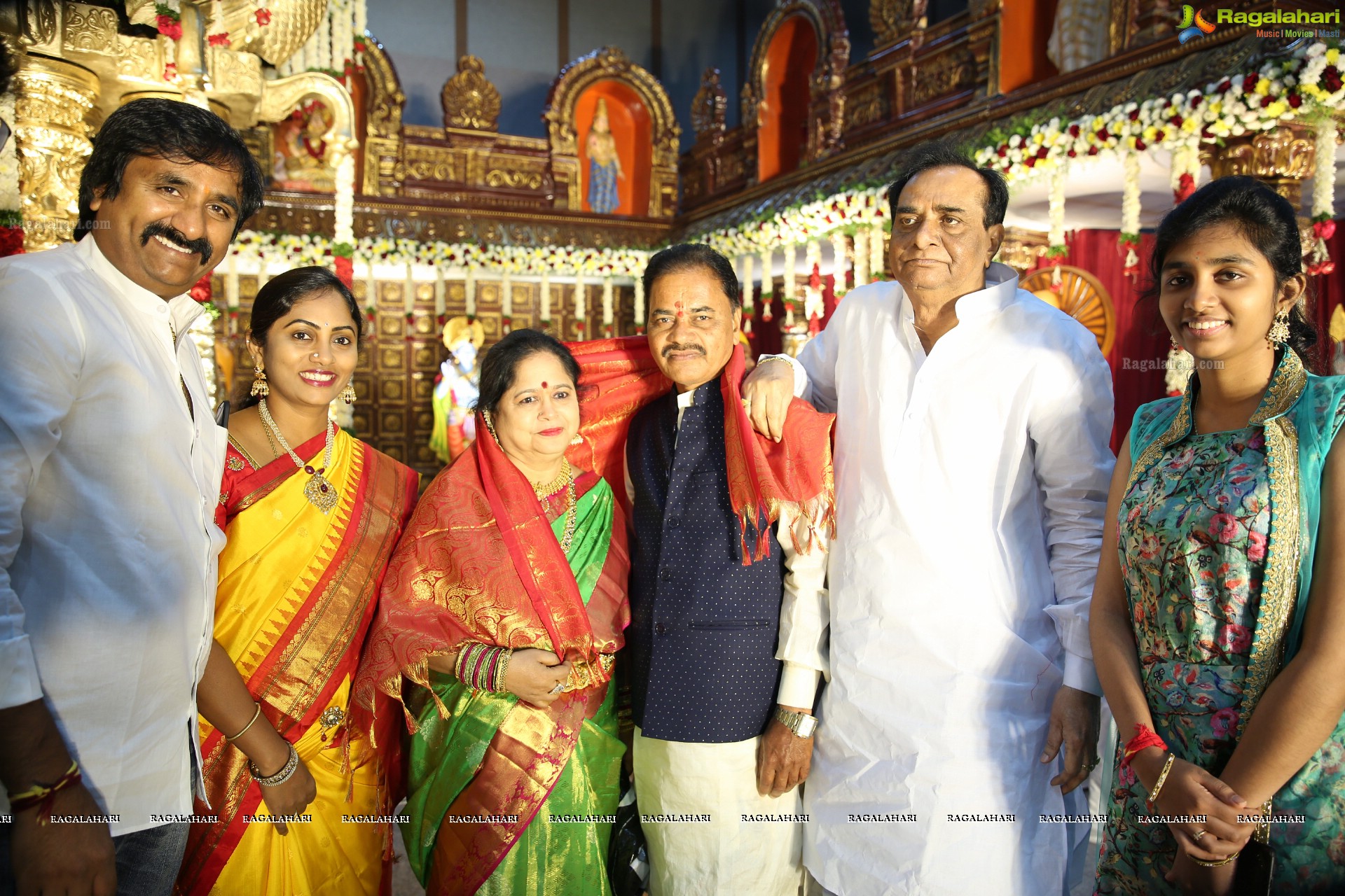 Grand Wedding Ceremony of Saikesh and Vandana at Citadel Convention, Shamshabad