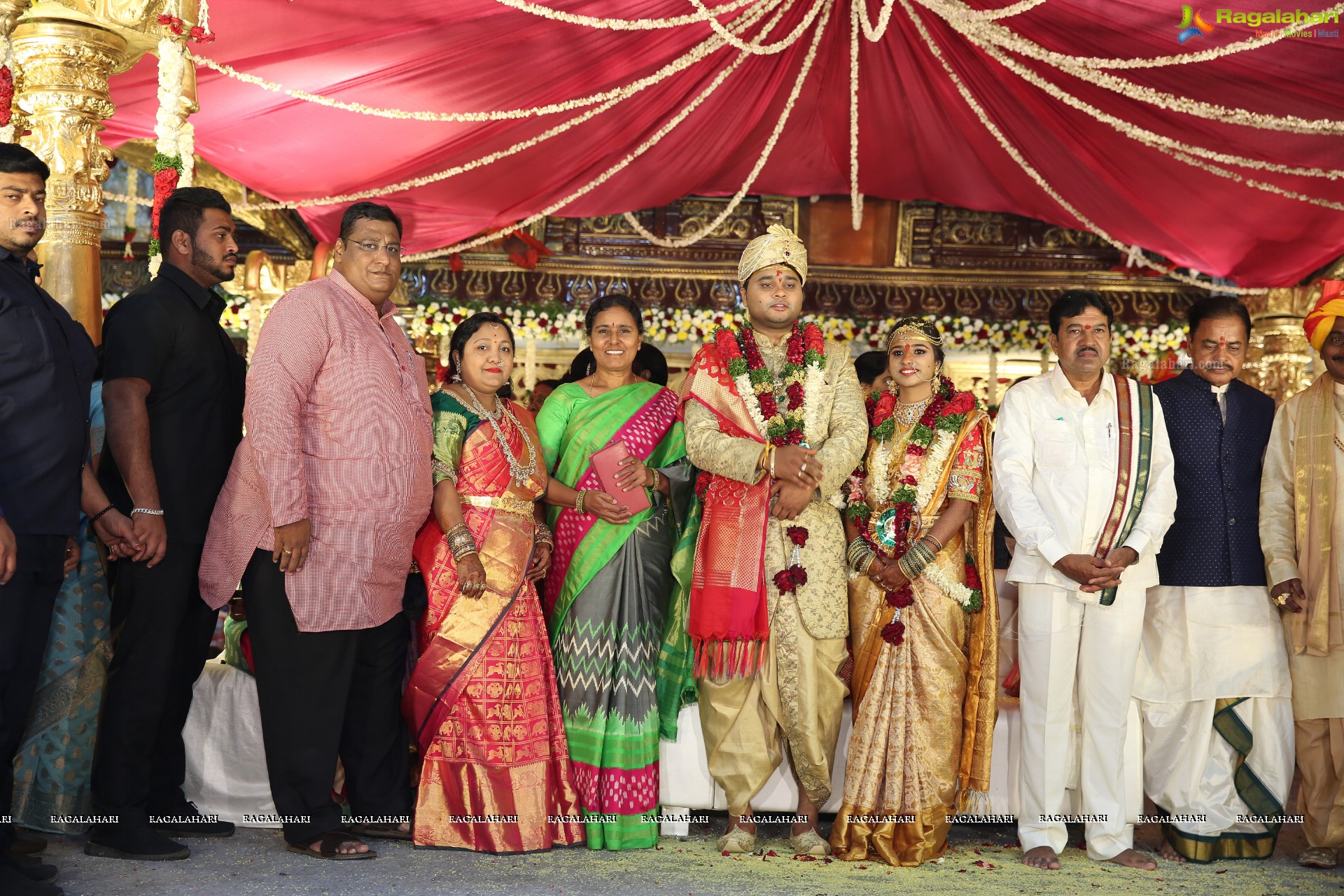 Grand Wedding Ceremony of Saikesh and Vandana at Citadel Convention, Shamshabad