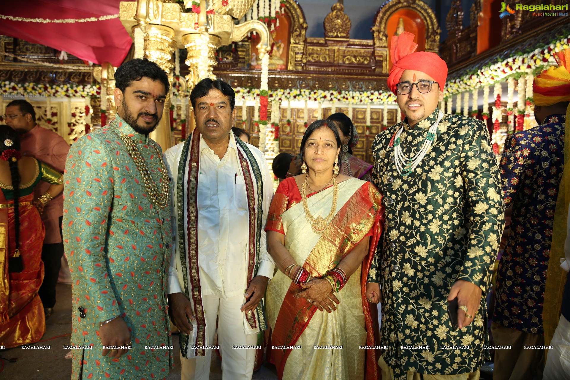 Grand Wedding Ceremony of Saikesh and Vandana at Citadel Convention, Shamshabad