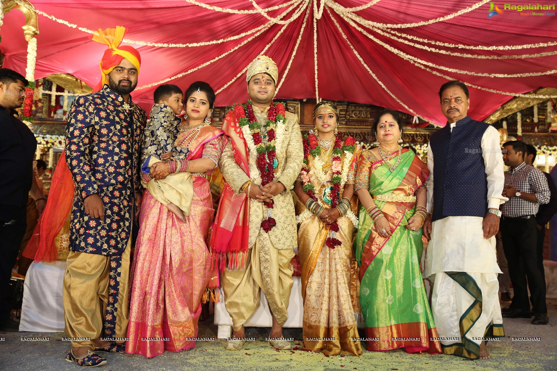 Grand Wedding Ceremony of Saikesh and Vandana at Citadel Convention, Shamshabad