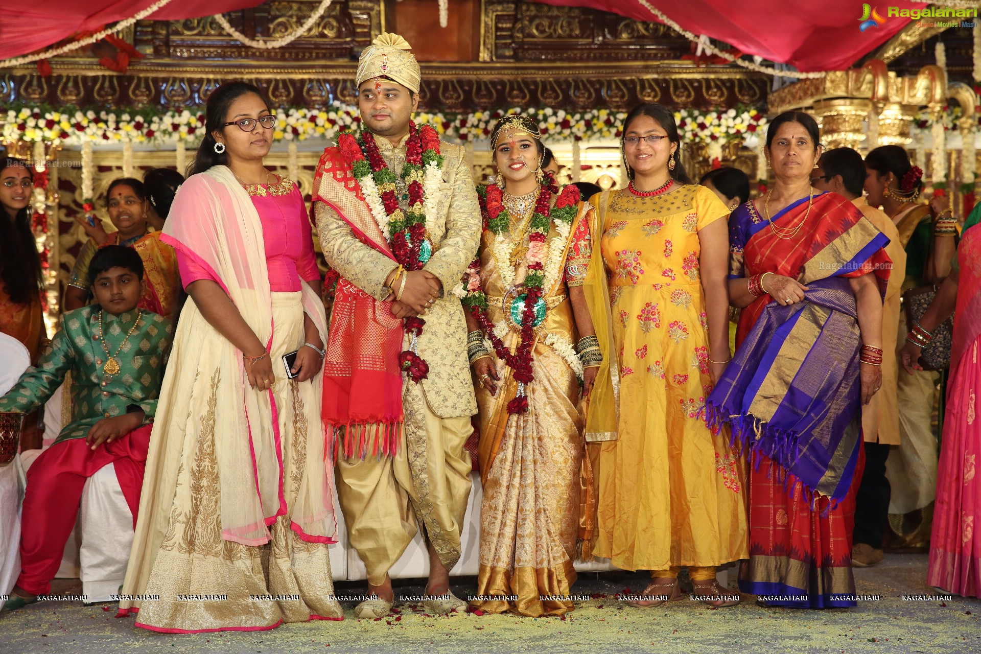 Grand Wedding Ceremony of Saikesh and Vandana at Citadel Convention, Shamshabad