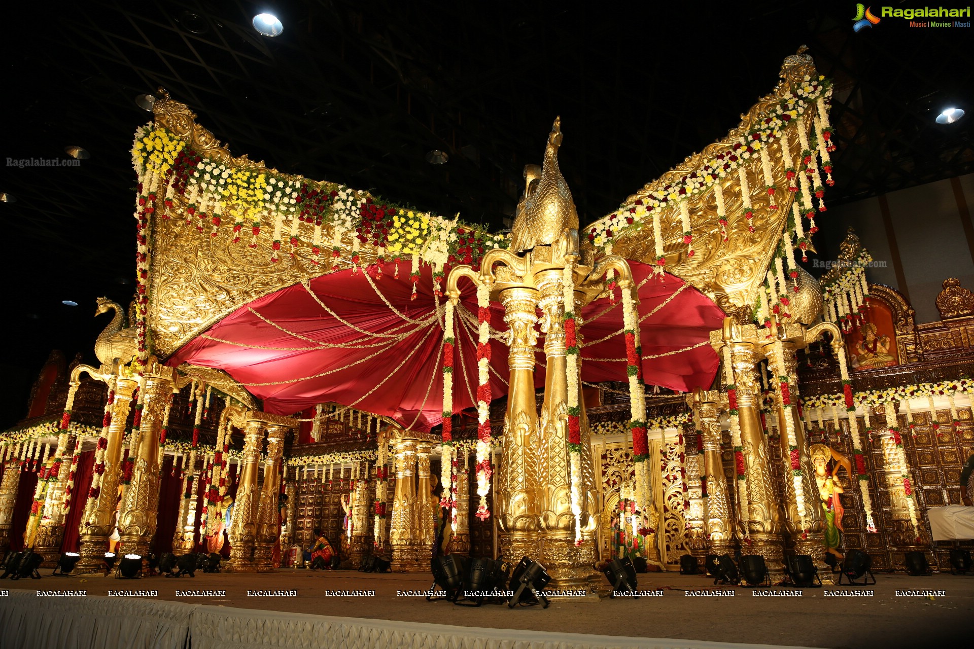 Grand Wedding Ceremony of Saikesh and Vandana at Citadel Convention, Shamshabad