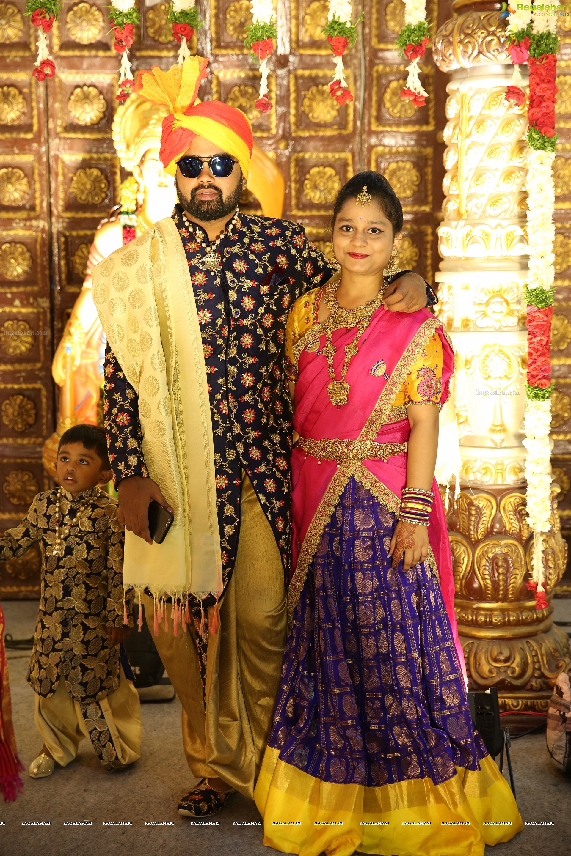 Grand Wedding Ceremony of Saikesh and Vandana at Citadel Convention, Shamshabad