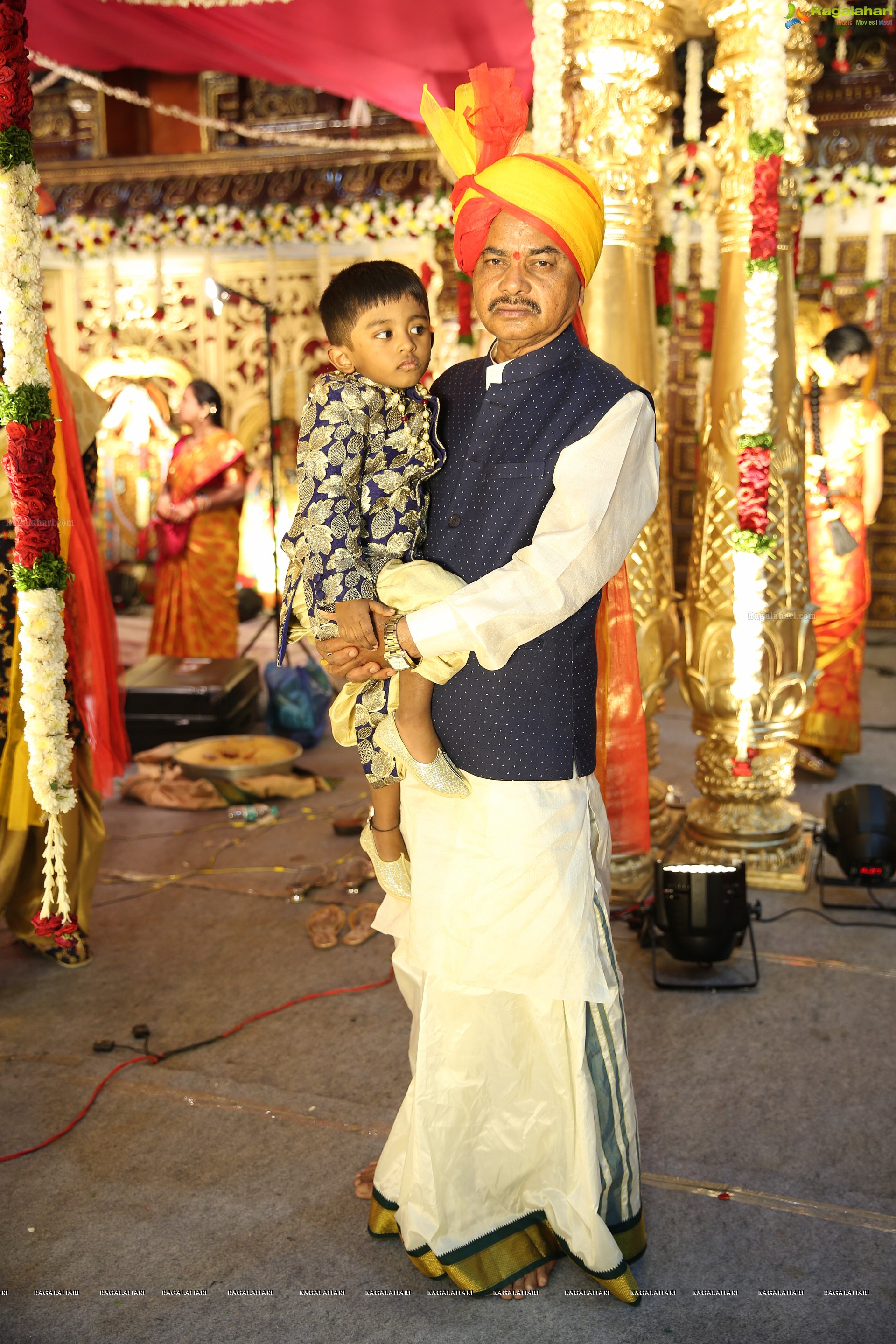 Grand Wedding Ceremony of Saikesh and Vandana at Citadel Convention, Shamshabad