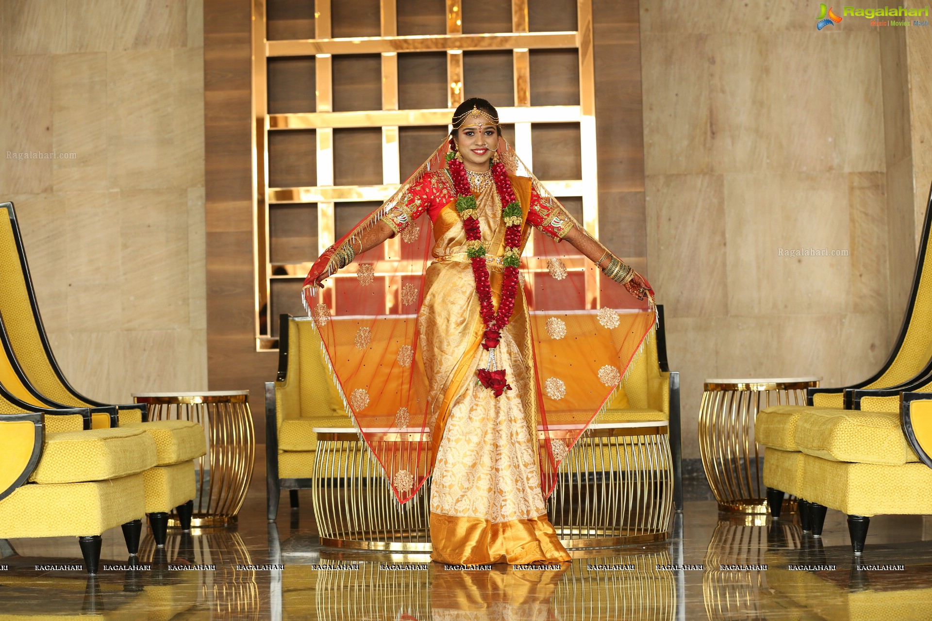 Grand Wedding Ceremony of Saikesh and Vandana at Citadel Convention, Shamshabad