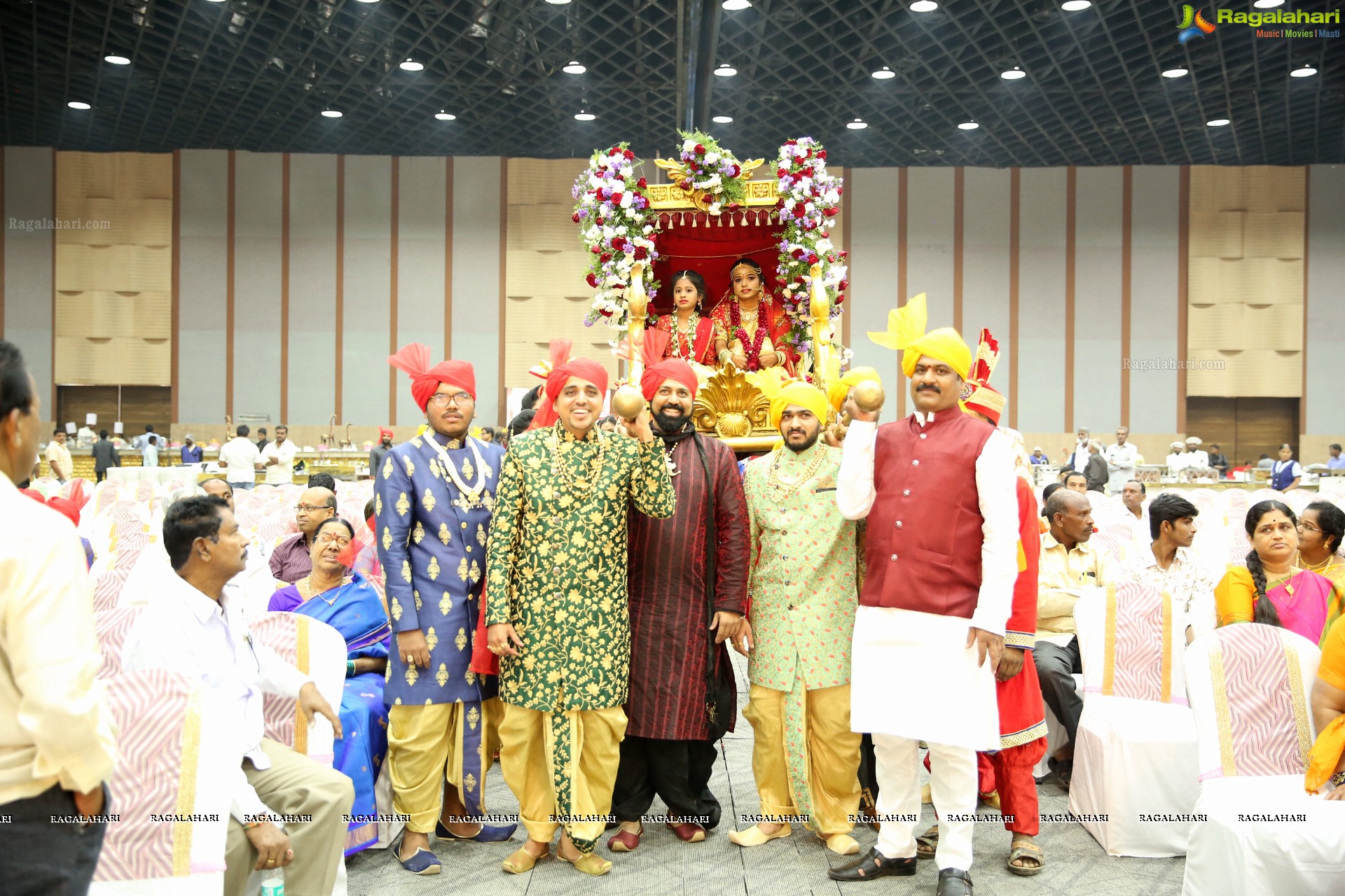 Grand Wedding Ceremony of Saikesh and Vandana at Citadel Convention, Shamshabad