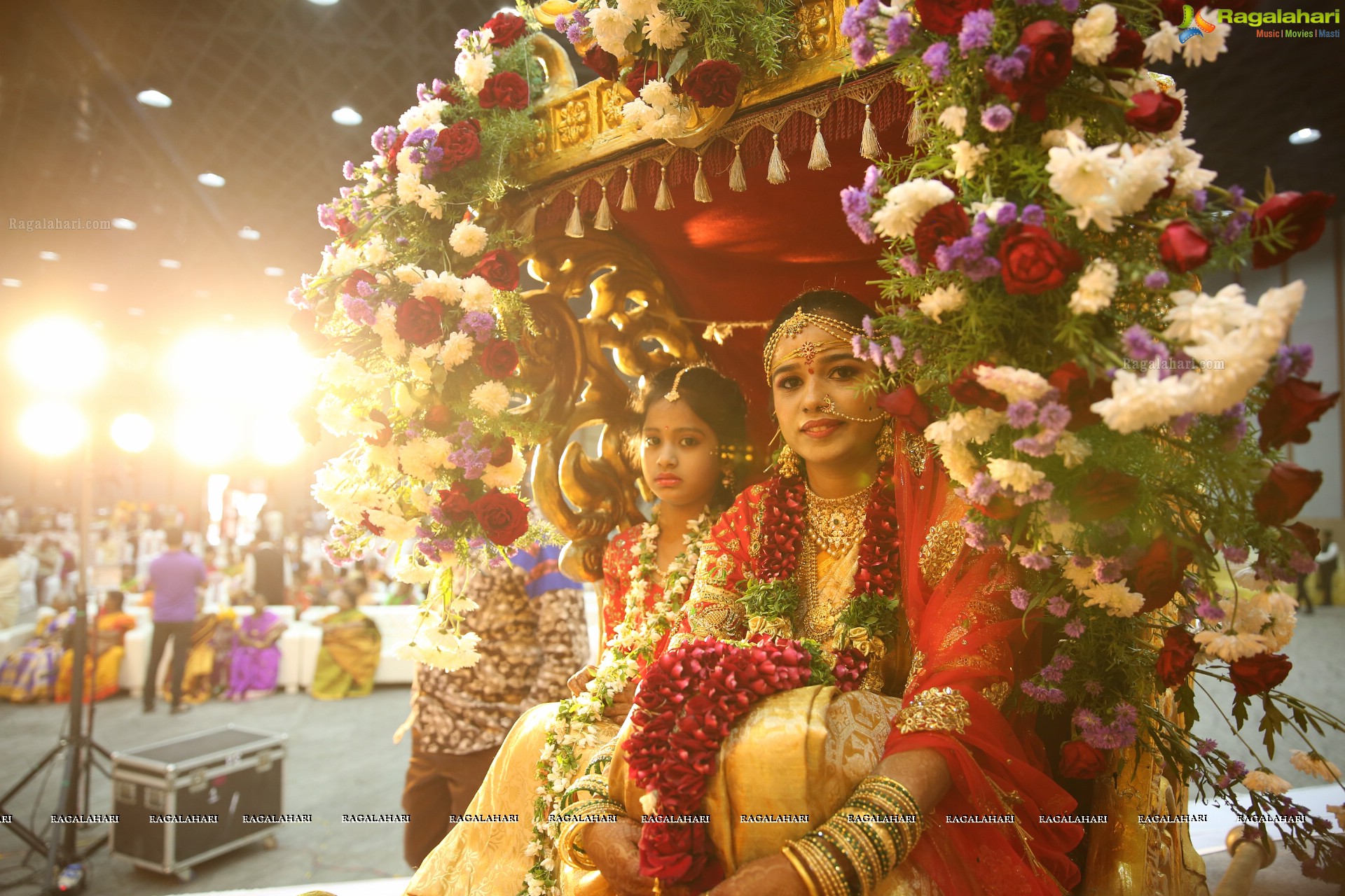 Grand Wedding Ceremony of Saikesh and Vandana at Citadel Convention, Shamshabad