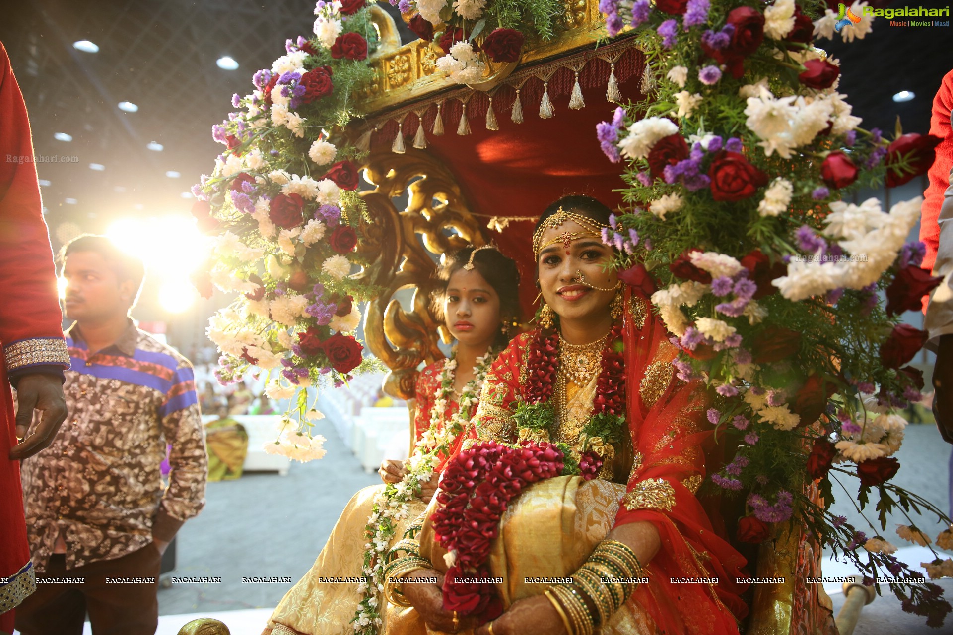 Grand Wedding Ceremony of Saikesh and Vandana at Citadel Convention, Shamshabad