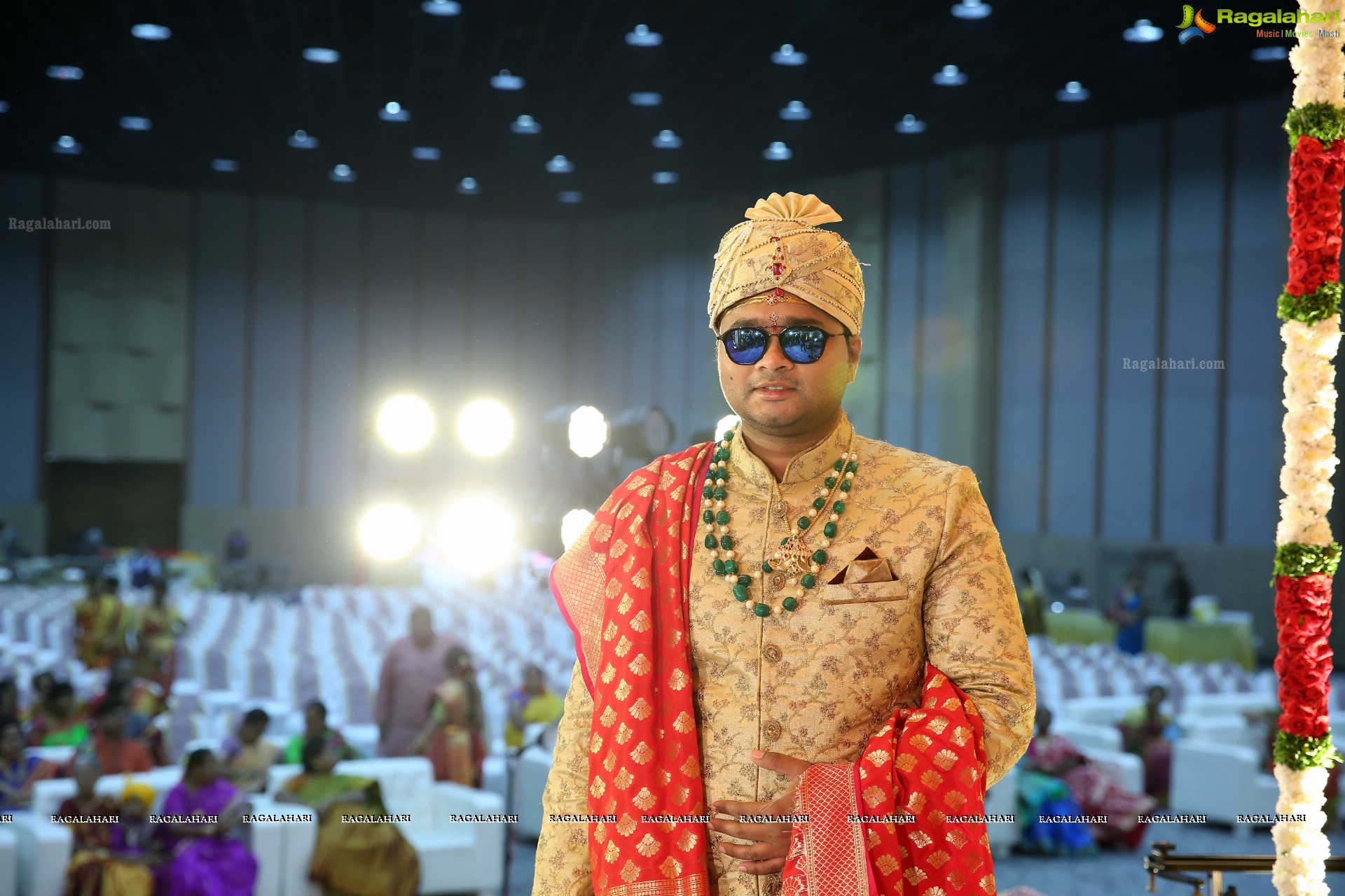 Grand Wedding Ceremony of Saikesh and Vandana at Citadel Convention, Shamshabad