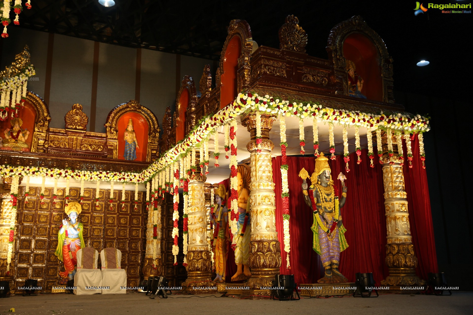 Grand Wedding Ceremony of Saikesh and Vandana at Citadel Convention, Shamshabad