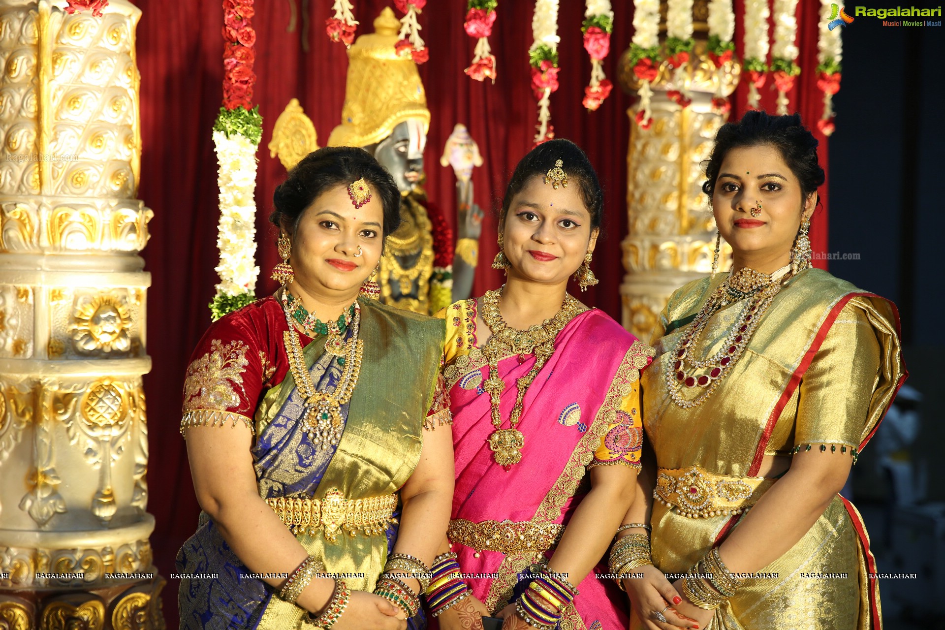 Grand Wedding Ceremony of Saikesh and Vandana at Citadel Convention, Shamshabad