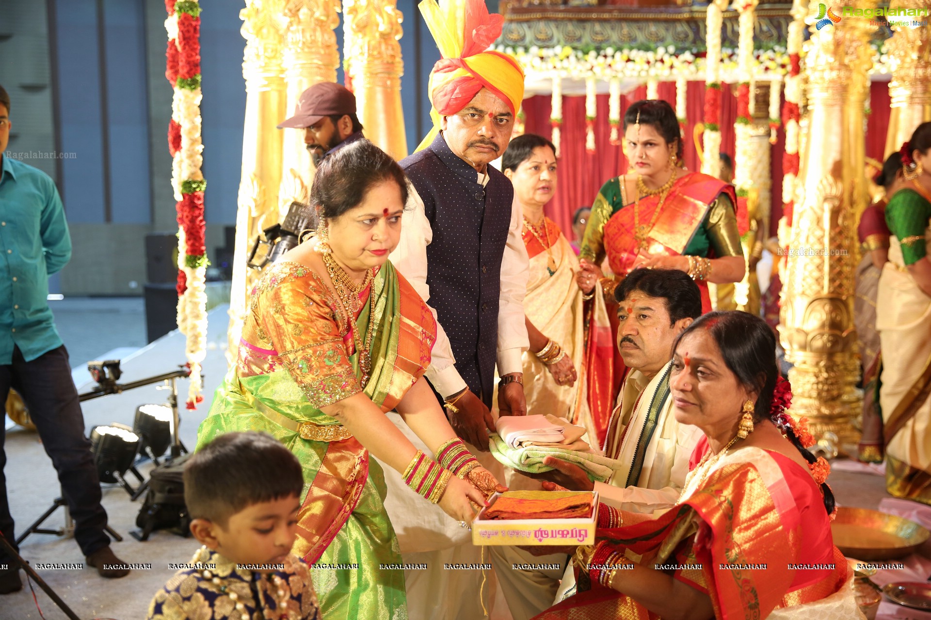 Grand Wedding Ceremony of Saikesh and Vandana at Citadel Convention, Shamshabad